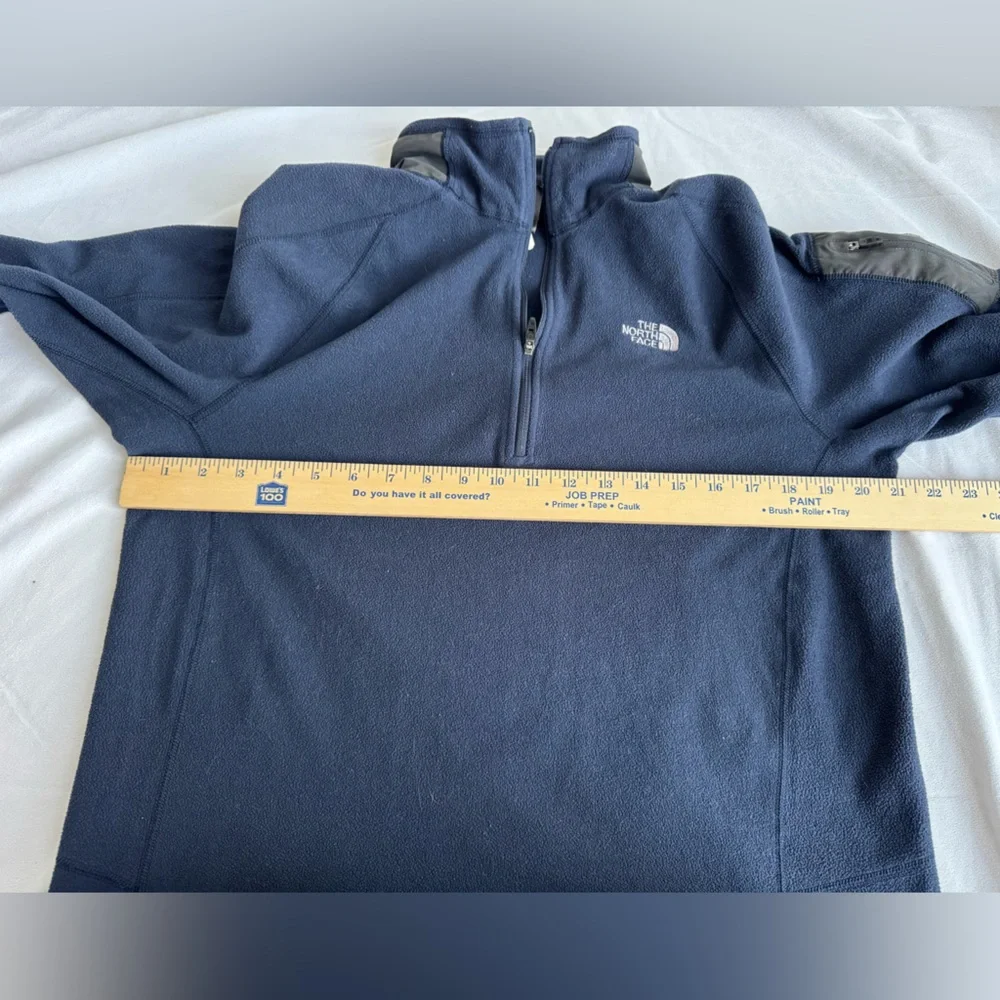 THE NORTH FACE RDT 100 1/2 ZIP‎ MEN Medium Abby Blue Grey Gorpcore Fleece